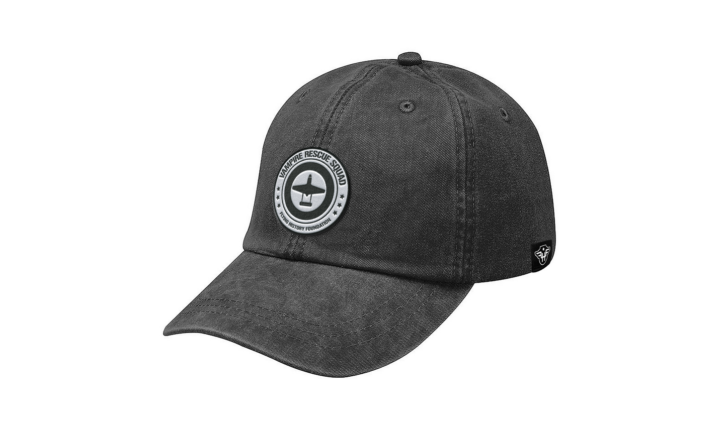 Rescue Squad Leather Patch Cap
